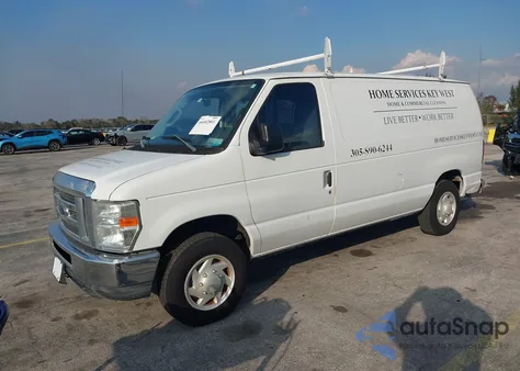 2012 Ford E-150 Commercial z USA, uszkodzony, nr VIN 1FTNE1EW4CDA53498